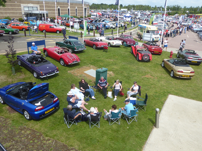 Arden MG Club at the BMC & Leyland Show, British Motor Museum 2021